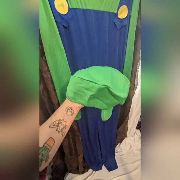 Adult Luigi xlarge costume - Picture 6 of 10